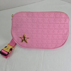 Jeffree Star Pink Star Fanny Pack Belt Bag Purse Gold Accents Cute‎ Kawaii